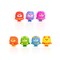 The Loyal Subjects Rainbow Brite 'Limited Edition' 7-Pack Sprite Collector Set with 7 Sprites